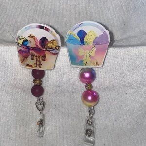 Colorful Beaded Badge Reels